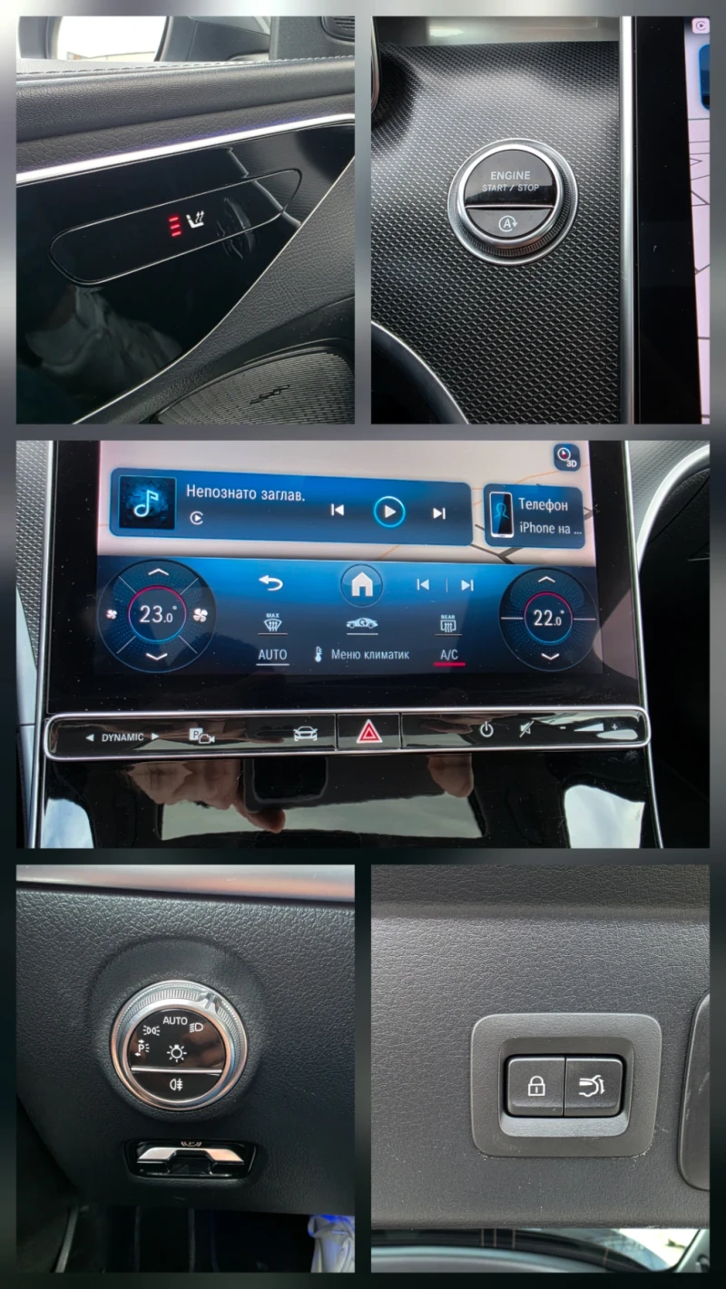 Mercedes-Benz C 220 220d AMG Line 9G Tronic 1-ви собственик от БГ, снимка 15 - Автомобили и джипове - 53463600