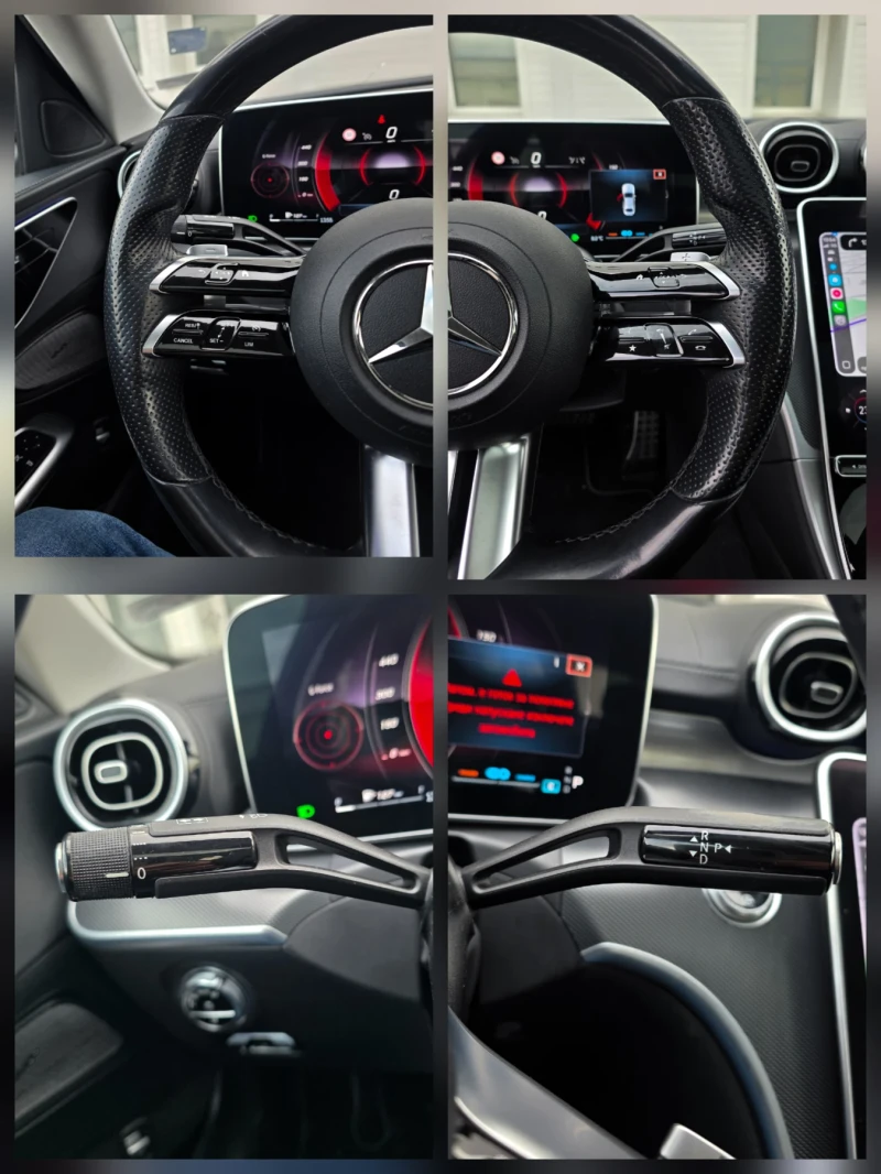 Mercedes-Benz C 220 220d AMG Line 9G Tronic 1-ви собственик от БГ, снимка 14 - Автомобили и джипове - 53463600
