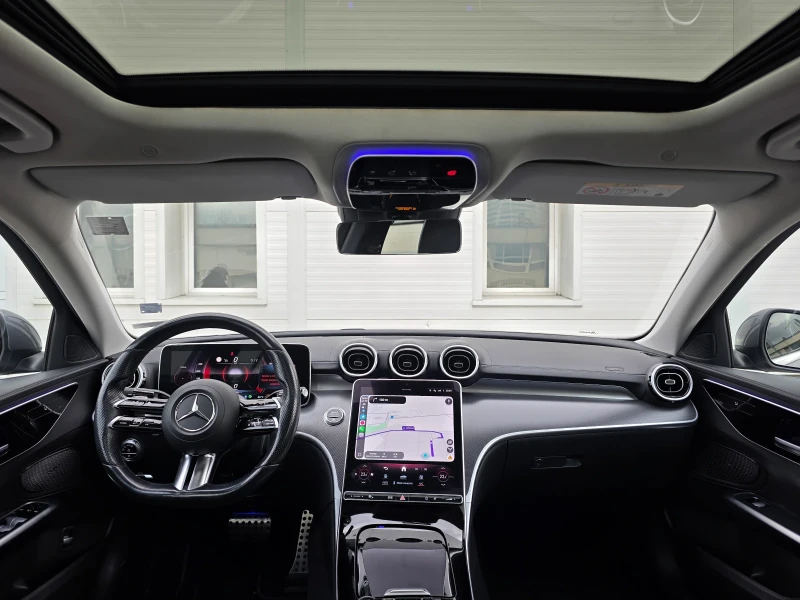 Mercedes-Benz C 220 220d AMG Line 9G Tronic 1-ви собственик от БГ, снимка 12 - Автомобили и джипове - 53463600
