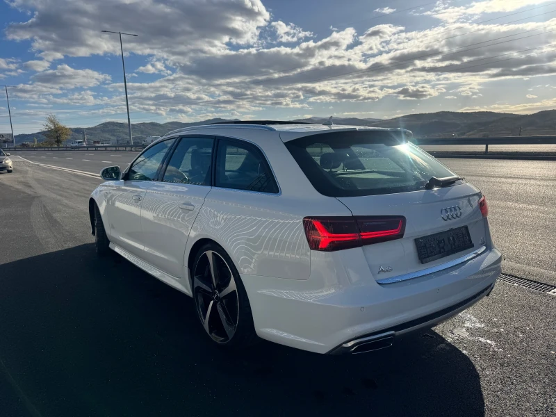 Audi A6 3.0TDI 272k Face lift 3xS-Line Панорама Бяла перла, снимка 6 - Автомобили и джипове - 52320559
