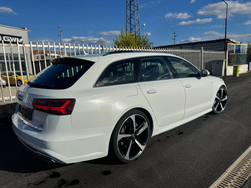 Audi A6 3.0TDI 272k Face lift 3xS-Line Панорама Бяла перла, снимка 5 - Автомобили и джипове - 52320559
