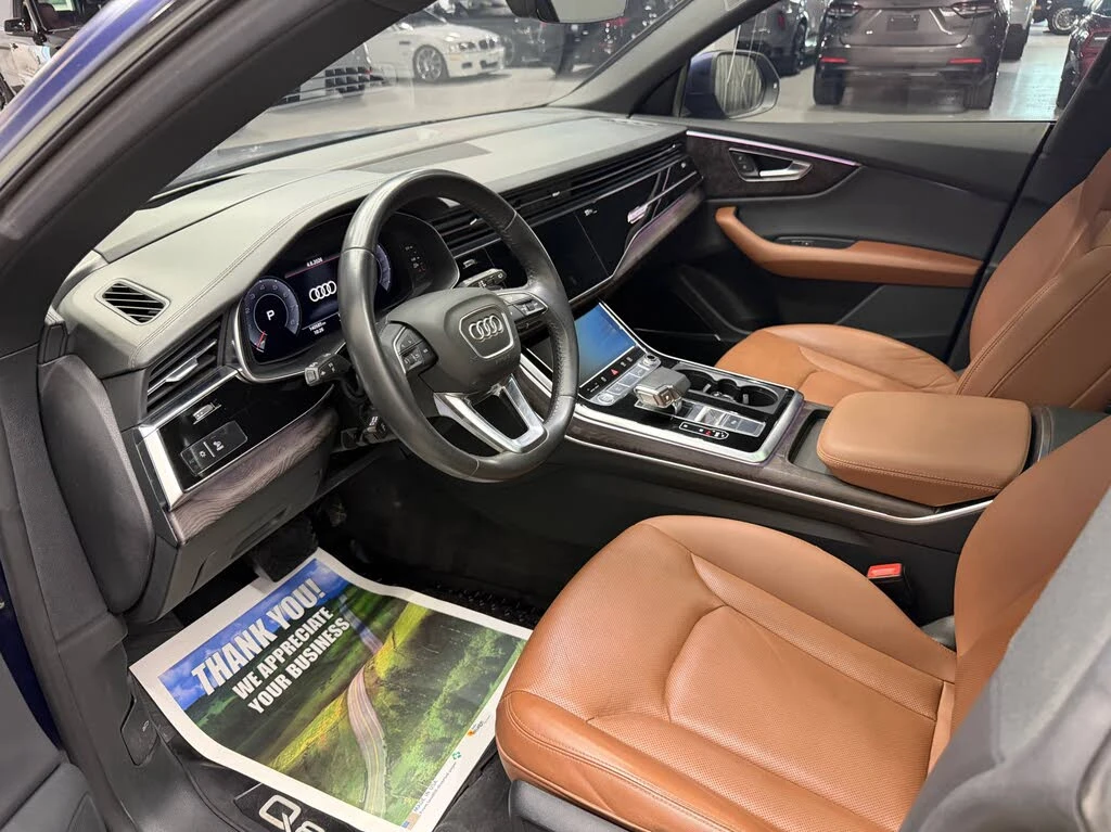 Audi Q8 55 TFSI* TECHNIK* MATRIX* B&O* DISTRONIC* ОБДУХВАН, снимка 9 - Автомобили и джипове - 54884717