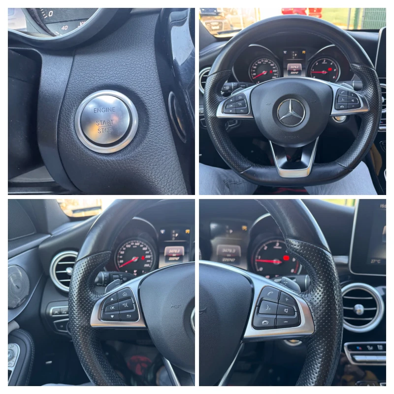 Mercedes-Benz C 220 d/AMG/9g/KEY LESS+ BUSMASTER+ KAMERA///НОВА/, снимка 16 - Автомобили и джипове - 48392146