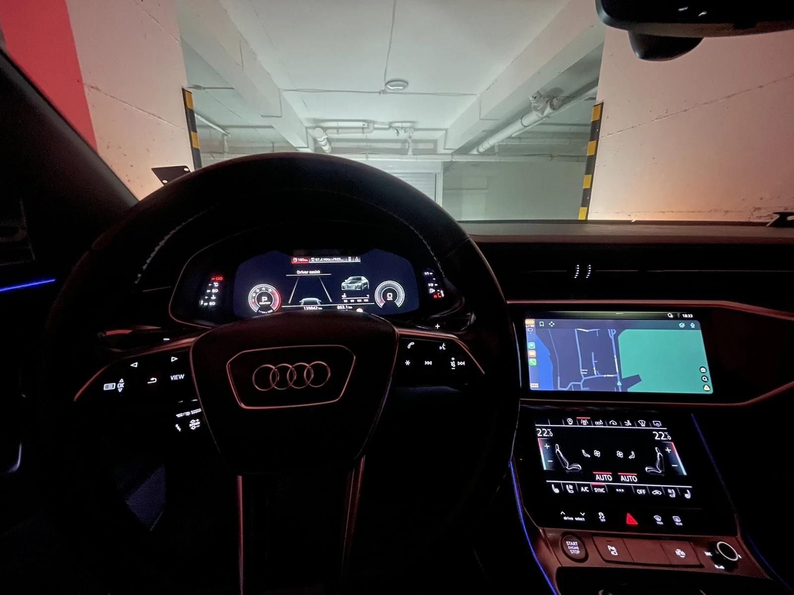 Audi A7 55 Tfsi Technik Black Optic, снимка 13 - Автомобили и джипове - 54712202