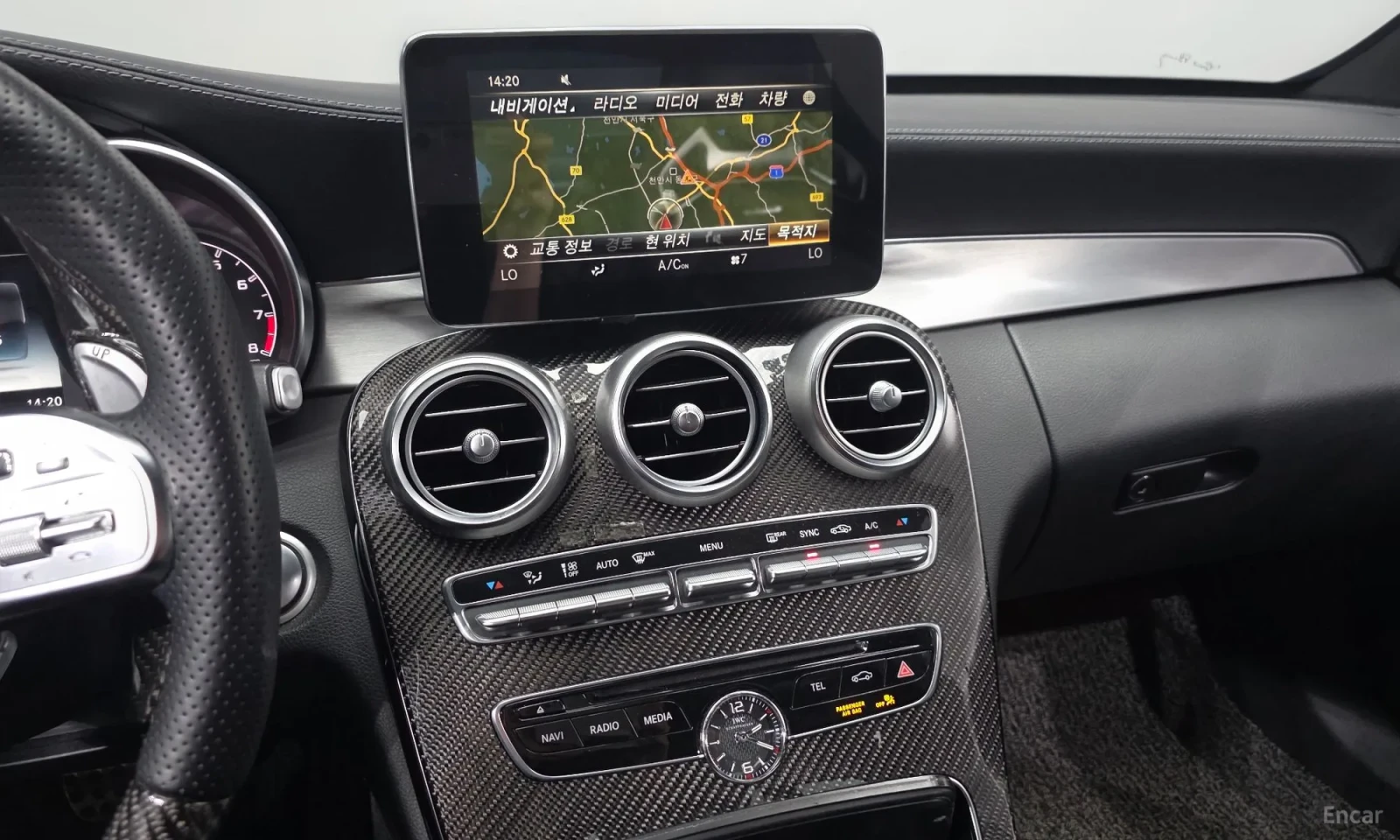 Mercedes-Benz C 63 AMG TOP CENA\Realni kilometri\full extri, снимка 13 - Автомобили и джипове - 56185605