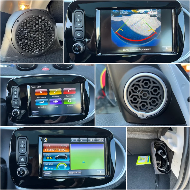 Smart Forfour EQ JBL LED Панорама Навигация Facelift , снимка 14 - Автомобили и джипове - 50540427