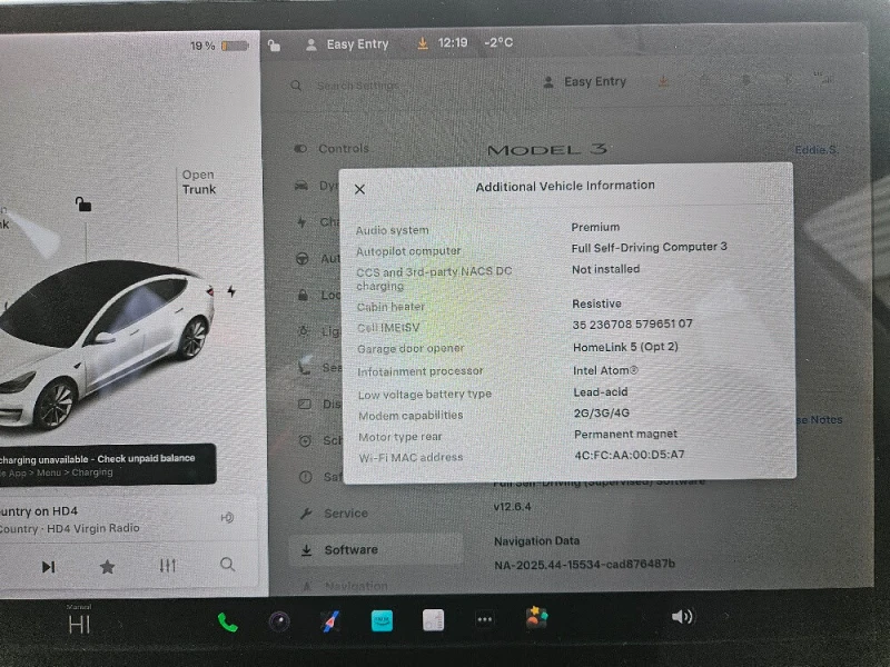 Tesla Model 3 LONG RANGE* RWD* , снимка 14 - Автомобили и джипове - 53522550