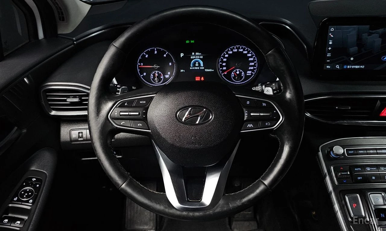 Hyundai Santa fe 2.2D Premium 4x4* ПОДГРЕВ* ОБДУХВАНЕ* КАМЕРА* , снимка 9 - Автомобили и джипове - 55301569