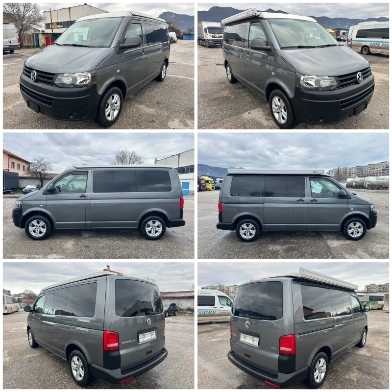 VW Caravelle 2.0TDI 4x4 Кемпер Италия, снимка 12 - Бусове и автобуси - 53101618