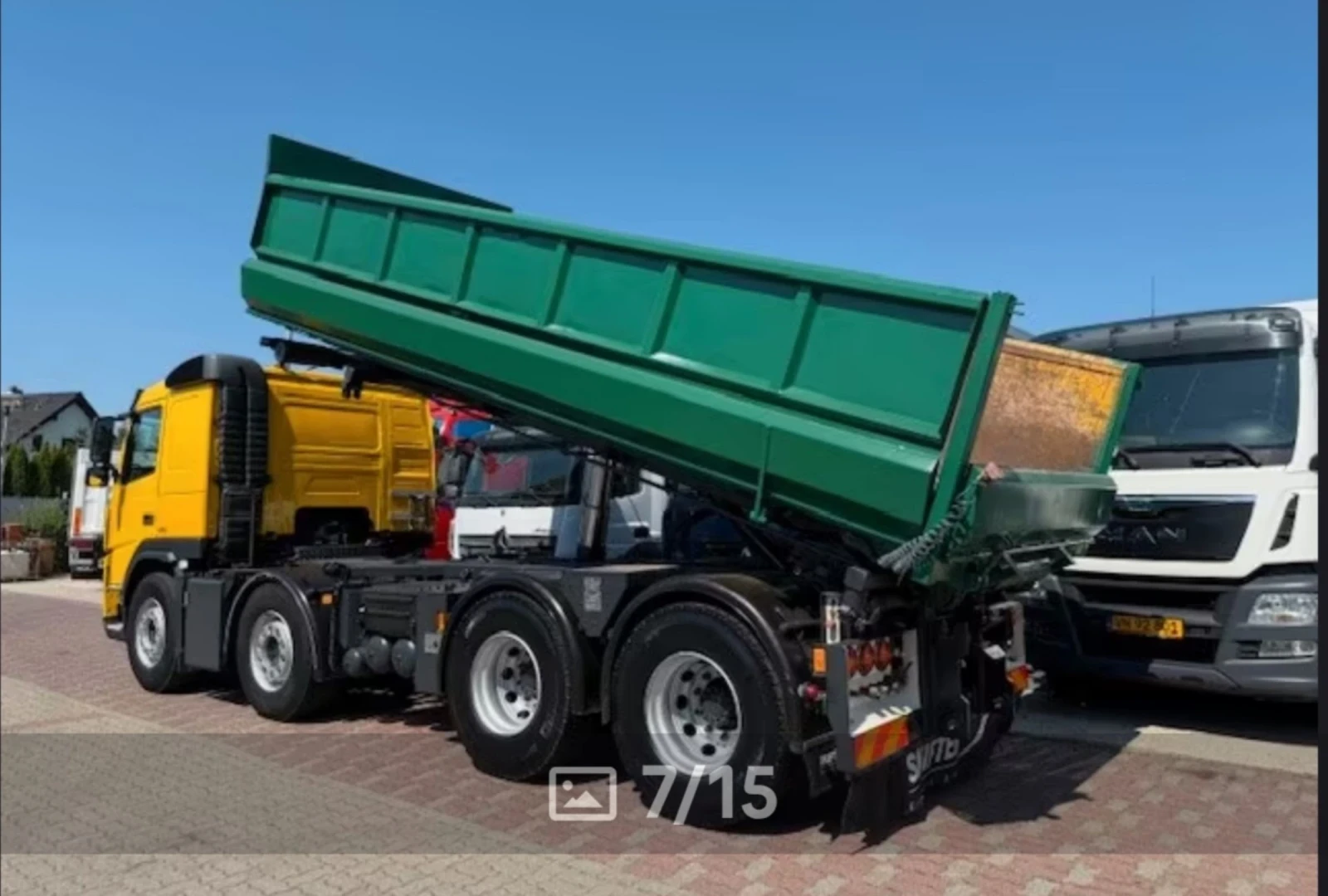 Volvo Fm 460 8х4 мултилифт, самосвал кран Palfinger PKK 270 - изображение 2