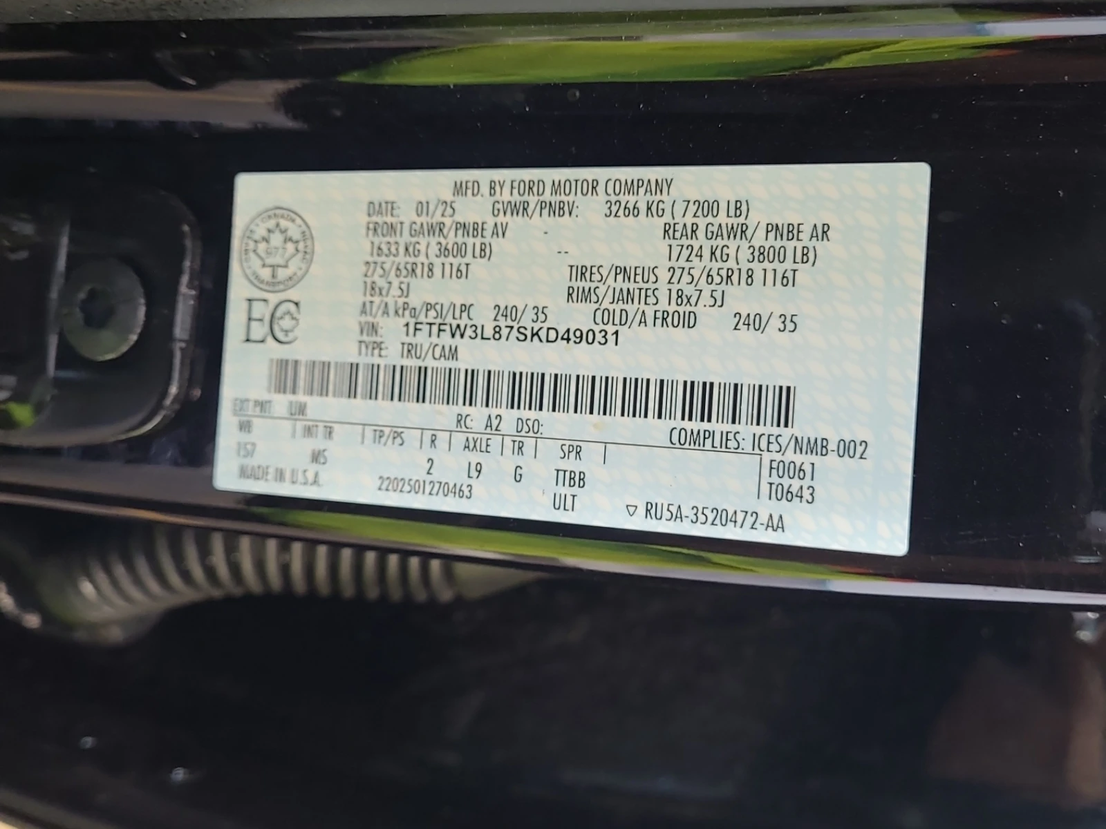 Ford F150 3.5L| CARFAX| 4x4| БЕЗ ИНЦИДЕНТИ| 2 КЛЮЧА - изображение 8