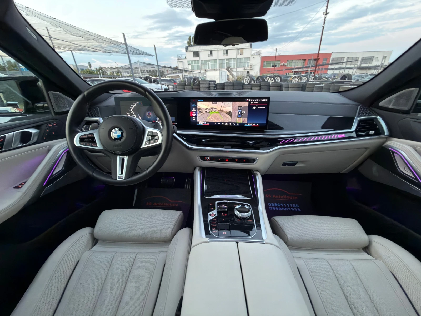BMW X6 M60I-14000km B&W FuLL, снимка 15 - Автомобили и джипове - 55437205