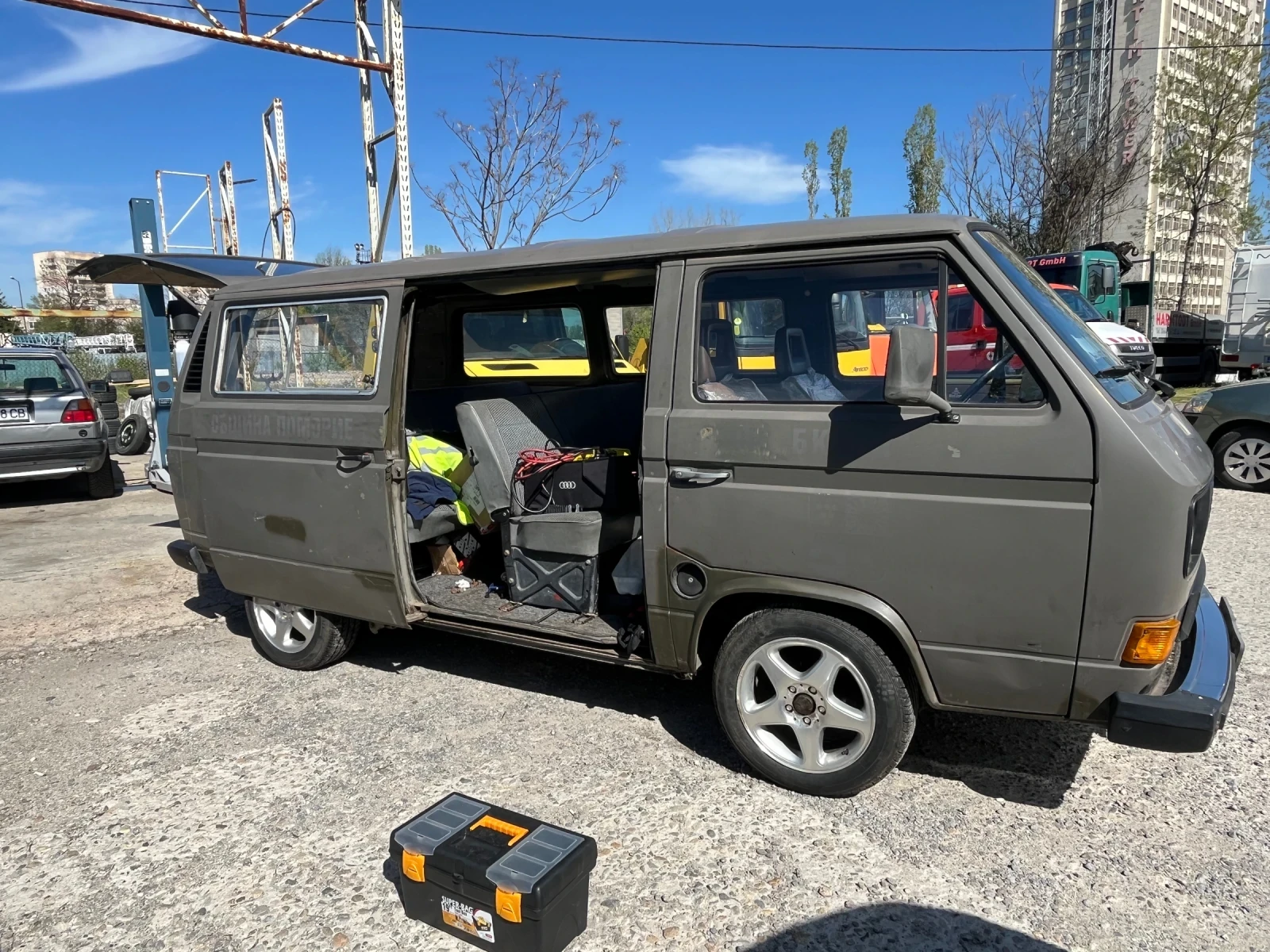 VW T3 Transporter 8 местен 1.6D 4скоросри, снимка 3 - Бусове и автобуси - 53769416