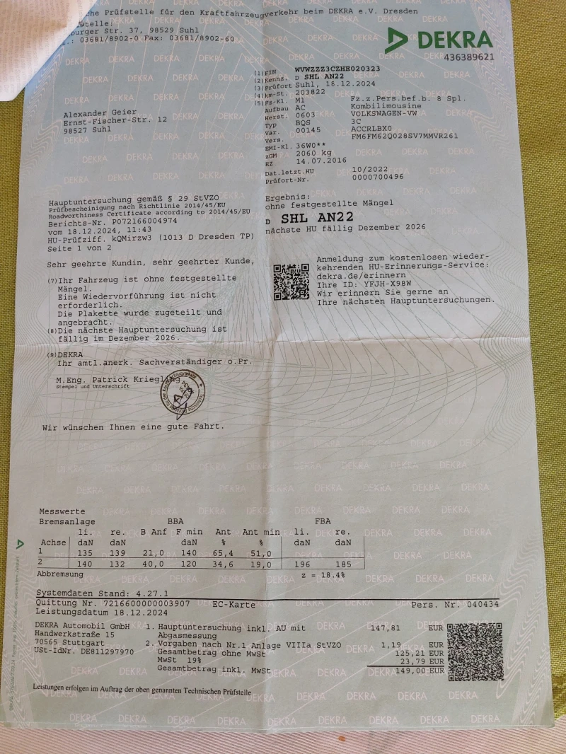 VW Passat, снимка 10 - Автомобили и джипове - 52822449