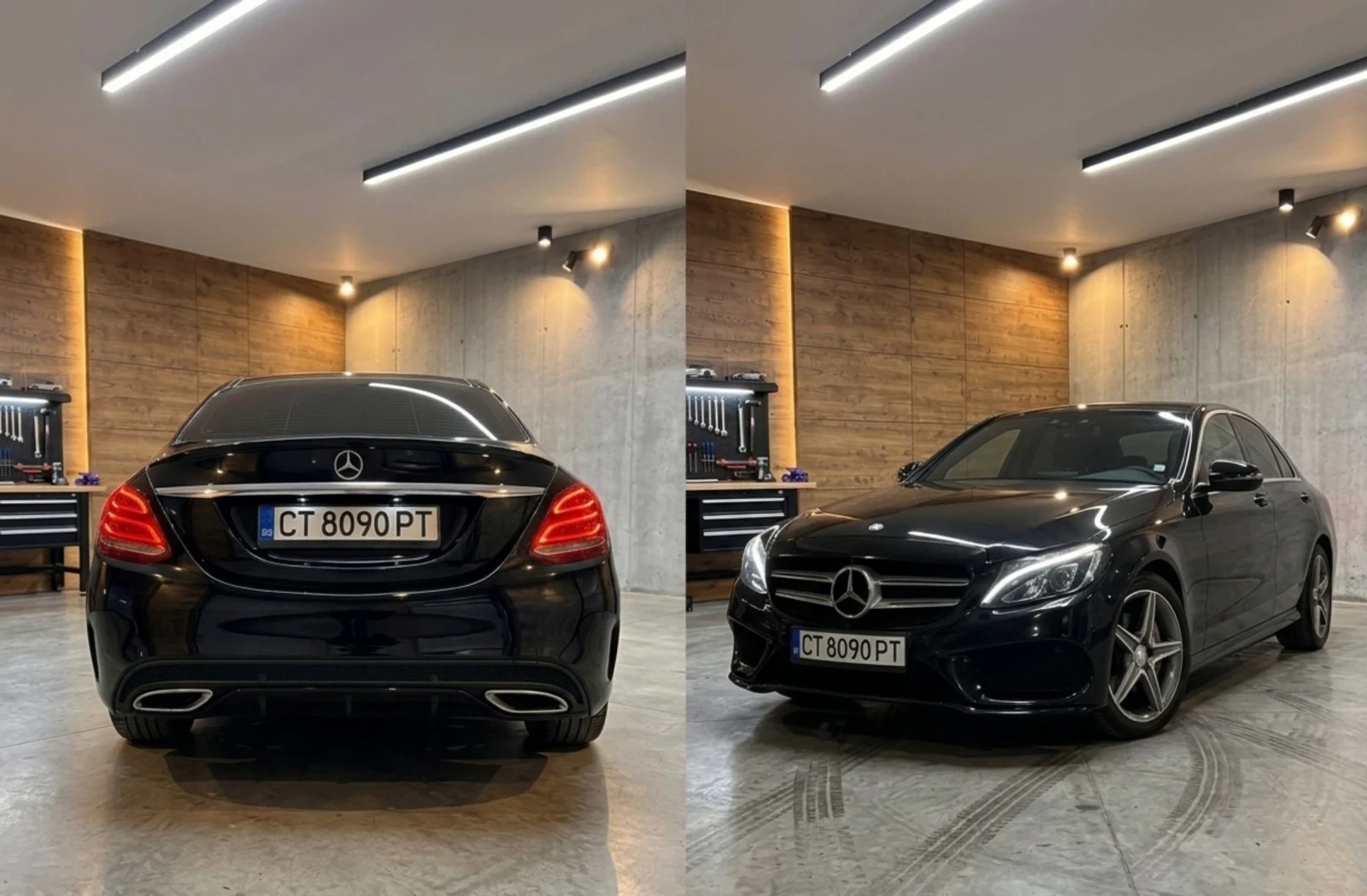Mercedes-Benz C 220 AMG LINE   EXCLUSIVE EDITION, снимка 3 - Автомобили и джипове - 54209608