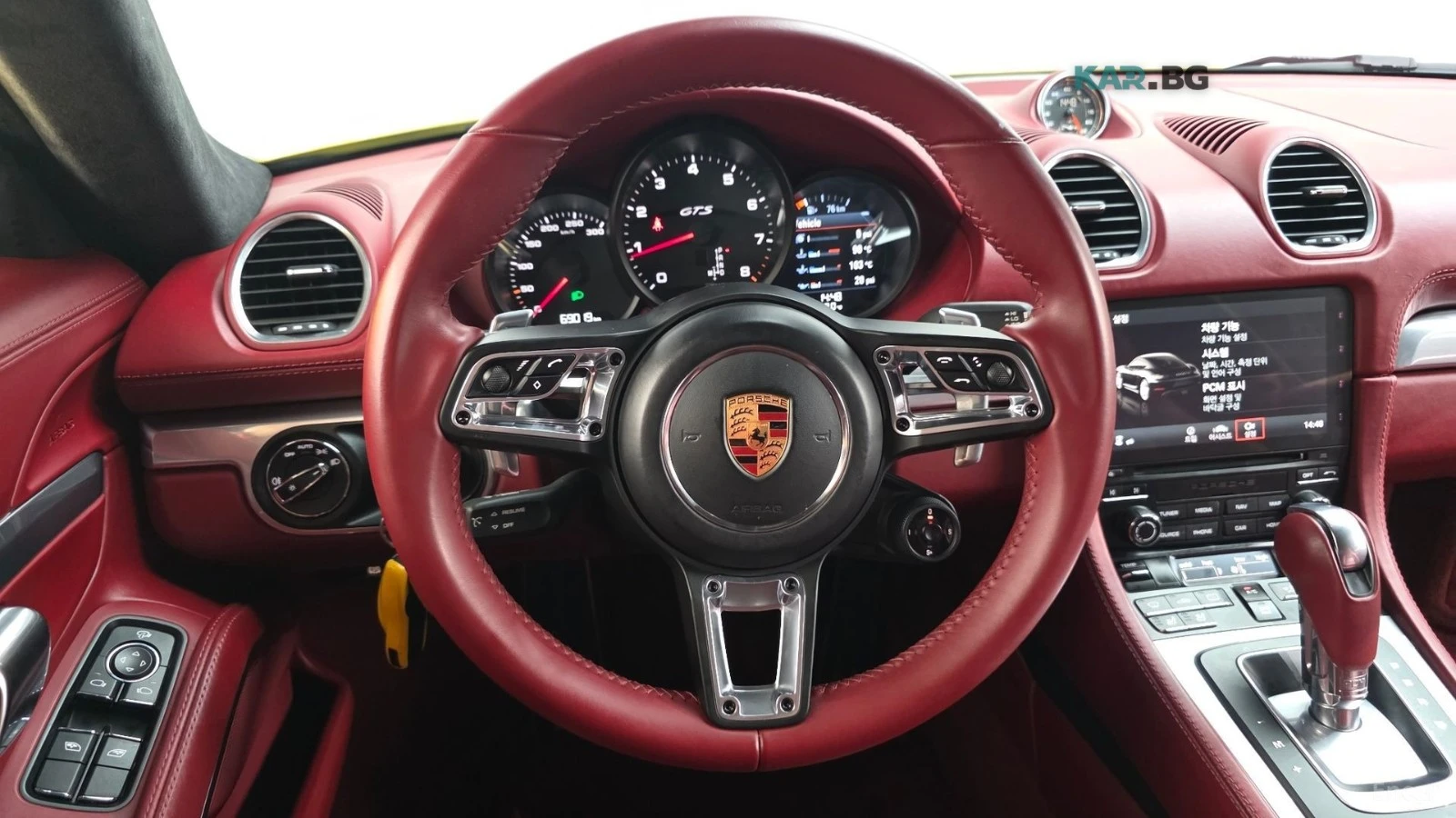 Porsche Cayman * 2.5* GTS* PDK* КОЖА* ПОДГРЕВ* ОБДУХВАНЕ* , снимка 15 - Автомобили и джипове - 54660471