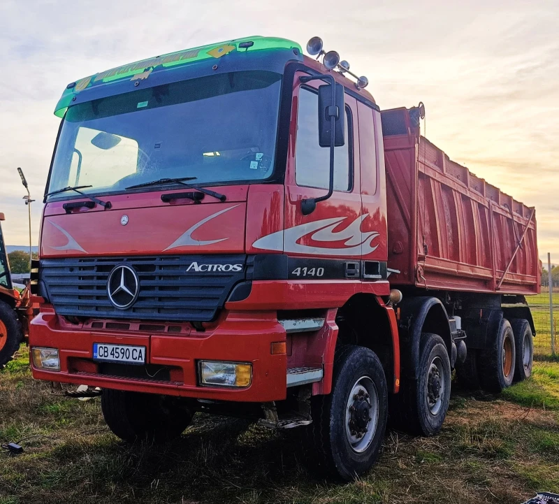 Mercedes-Benz Actros 244хил.км 8х8 Клима 4140, снимка 1 - Камиони - 49024968