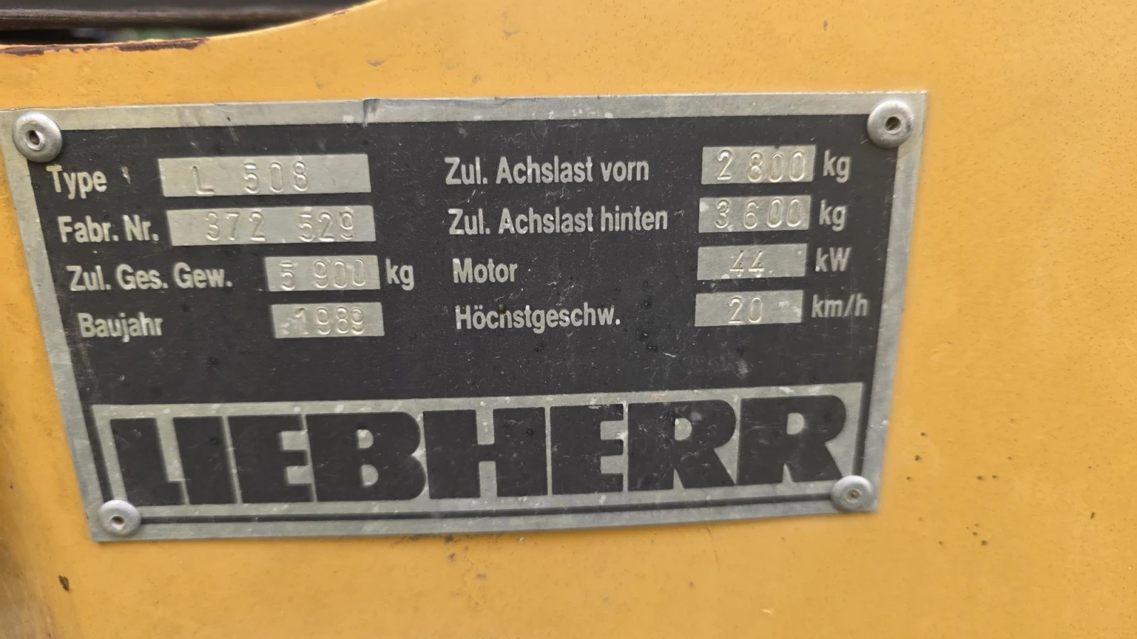 ����� ������� Liebherr   L 508  4X4 | Mobile.bg � ����������� 11