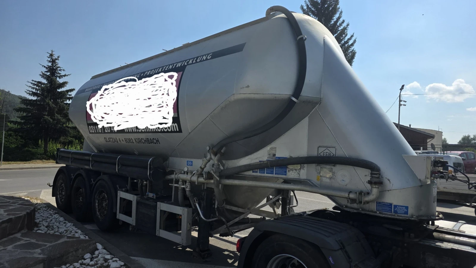 Полуремарке Feldbinder 35куб.см., снимка 2 - Ремаркета - 55111858