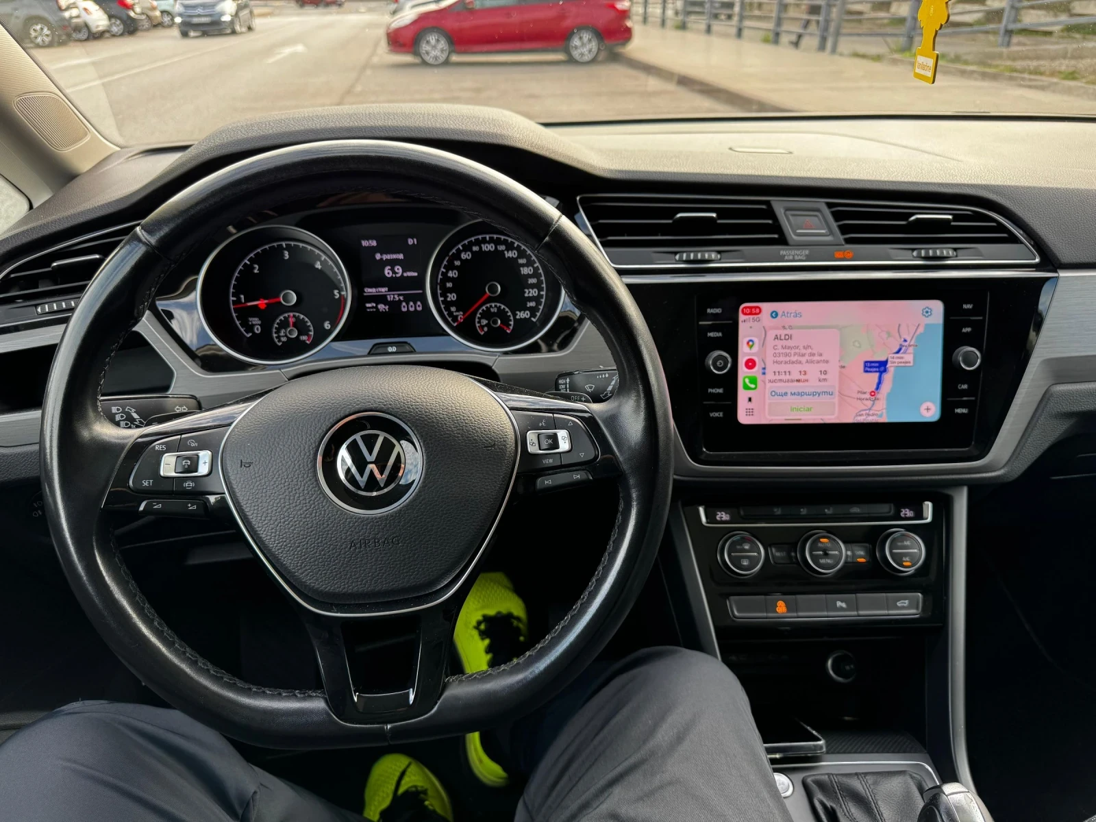 VW Touran 2.0tdi 150hp 7DSG 5T, снимка 7 - Автомобили и джипове - 54556896