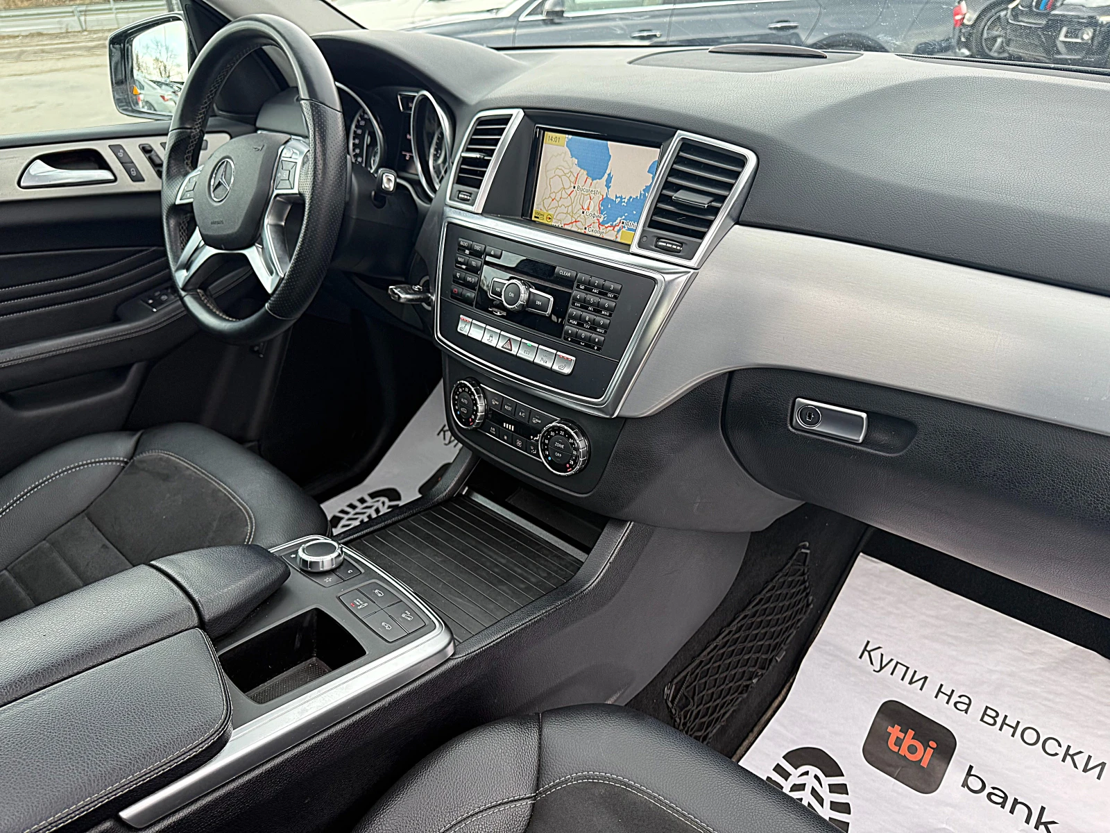 Mercedes-Benz ML 350 AMG OPTIK-PANORAMA-DISTRONIK-МЪРТВА ТОЧКА-ПОДГРЯВА | Mobile.bg — изображение 13