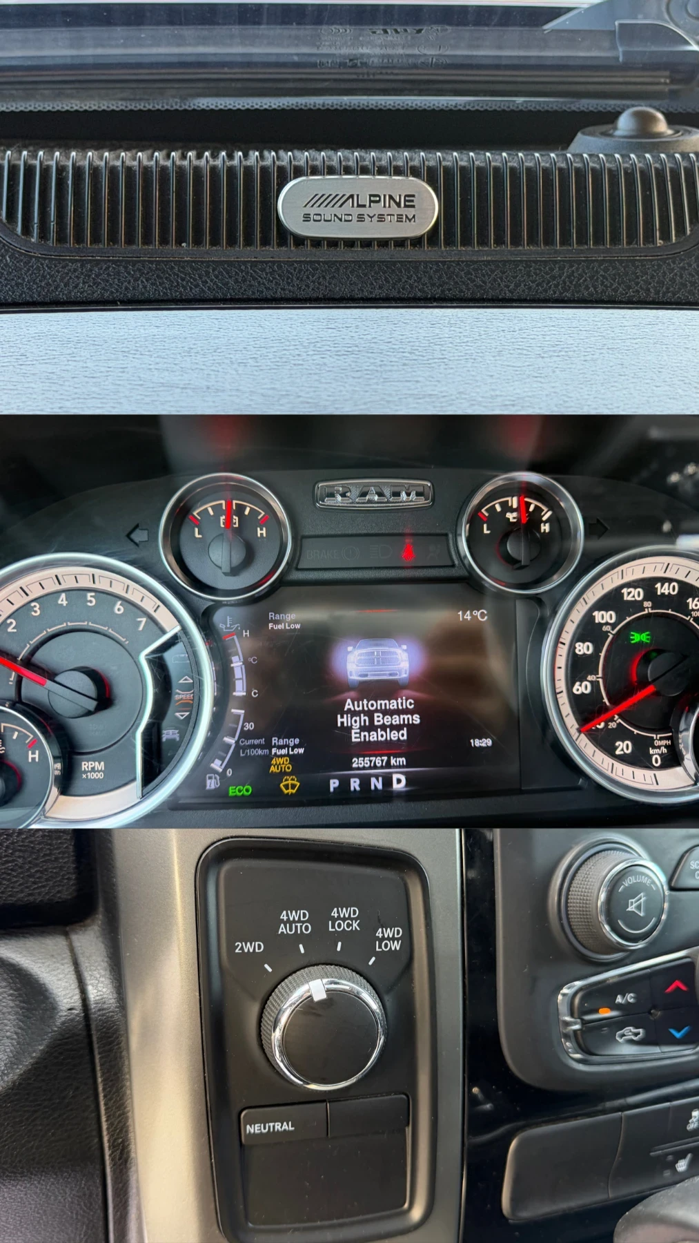 Dodge RAM 1500 5.7 Hemi/LPG/Black Edition, снимка 14 - Автомобили и джипове - 54372457