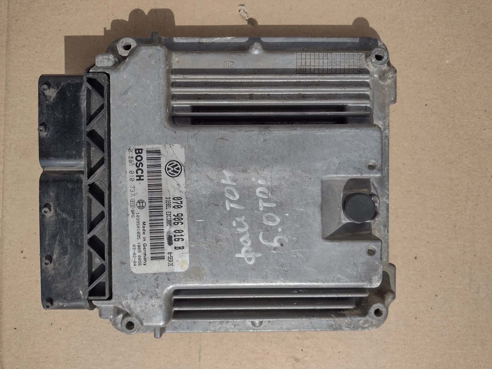 �������� VW PHAETON 5.0 TDI     .  070 906 016 B        .    0 281 010 737 | Mobile.bg � ����������� 1