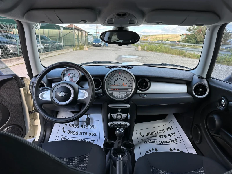 Mini One 1.6i-111.000km-NEW-EURO-5A-6-speed-TOP-NEW-NEW-NEW, снимка 13 - Автомобили и джипове - 47407493