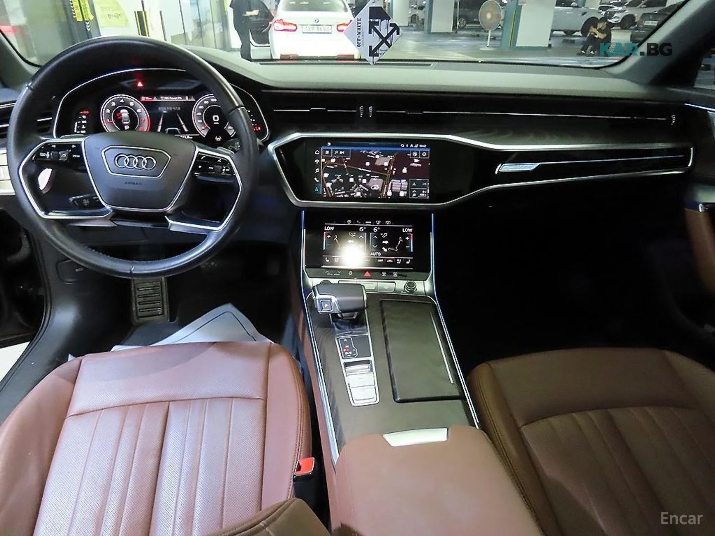 Audi A6 45 TFSI QUATTRO* DISTRONIC* 360* ХЕДЪП* ПАНОРАМА* , снимка 8 - Автомобили и джипове - 55708664