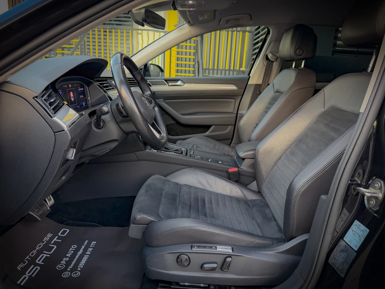 VW Passat iQ.LIGHT / ДИГИТАЛ / КОЖА / CarPlay / ЕЛ СЕДАЛКИ, снимка 9 - Автомобили и джипове - 54512815