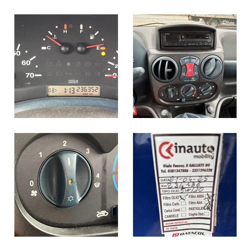 Fiat Doblo 1.6I 103кс  КЛИМАТИК , снимка 12 - Автомобили и джипове - 55138098