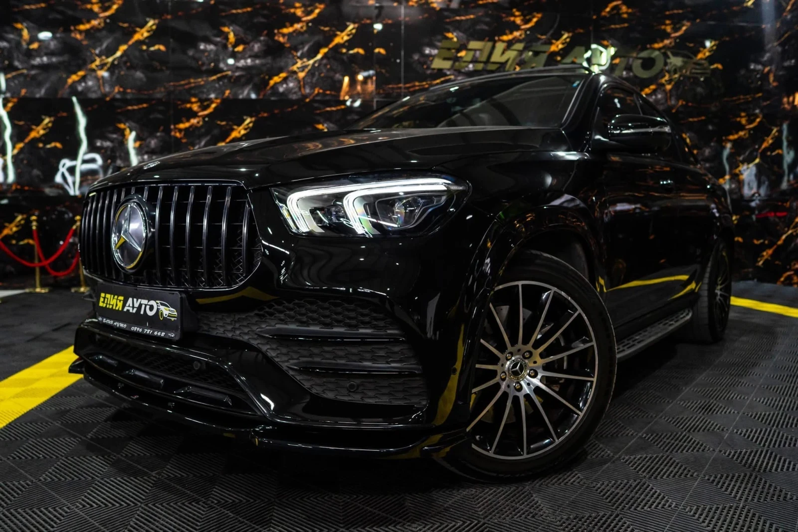 Mercedes-Benz GLE 350 D 4MATIC FULL AMG LINE LED ПАНО BURM ЛИЗИНГ 100%, снимка 4 - Автомобили и джипове - 55087719
