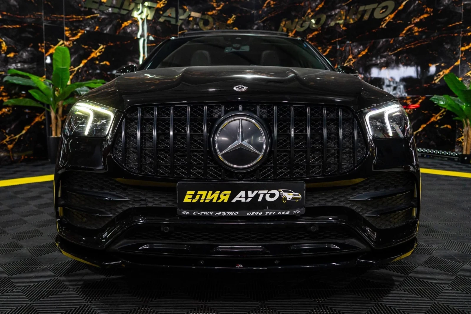 Mercedes-Benz GLE 350 D 4MATIC FULL AMG LINE LED ПАНО BURM ЛИЗИНГ 100%, снимка 3 - Автомобили и джипове - 55087719
