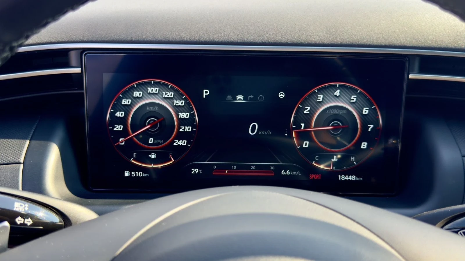 Hyundai Santa Cruz 2.5 Турбо на 18400 км НОВ!, снимка 11 - Автомобили и джипове - 56168388