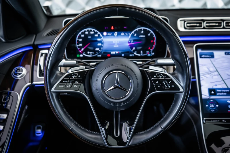 Mercedes-Benz S 350 L d 4M AMG* Pano* Burm, снимка 10 - Автомобили и джипове - 52008185