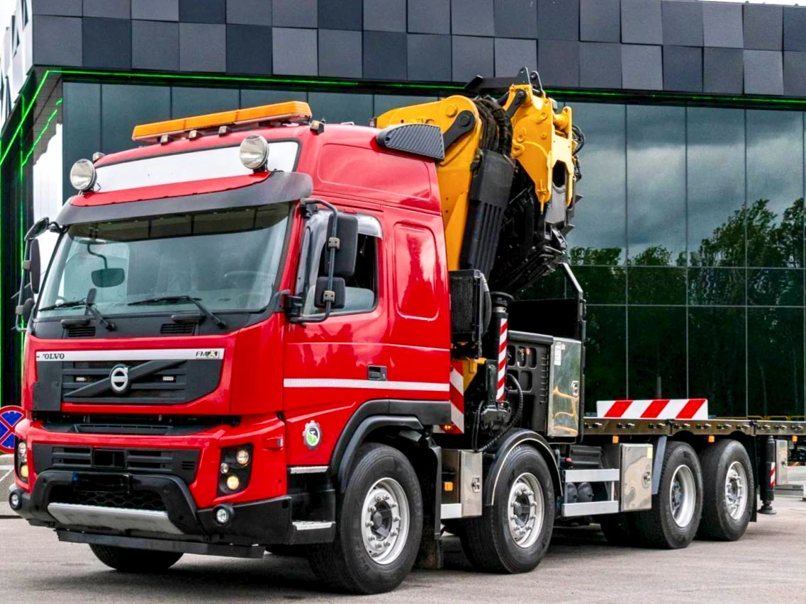 Volvo Fm 500 8x2 Effer 585 Fly Jib 35 +    | Mobile.bg   1