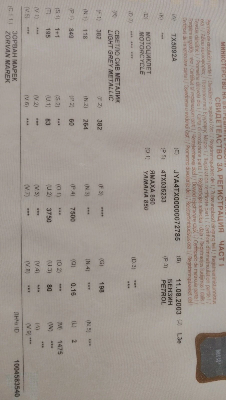 Yamaha Tdm 850, снимка 12 - Мотоциклети и мототехника - 54291193