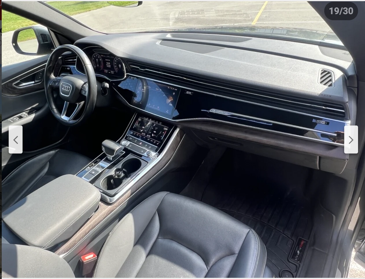 Audi Q8 PROGRESSIV* 55TFSI* S* LINE* 360КАМЕРА* ОБДУХВАНЕ* - изображение 9