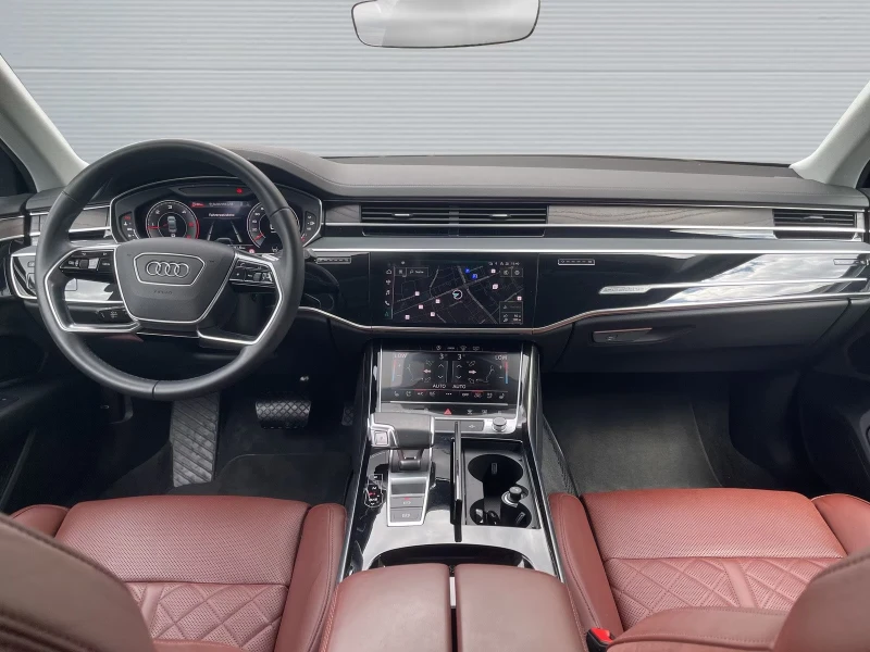 Audi A8 50TDI/QUATTRO/286HP/AIR/PANO/LASER/HUD/MEMO/564f, снимка 11 - Автомобили и джипове - 51340405