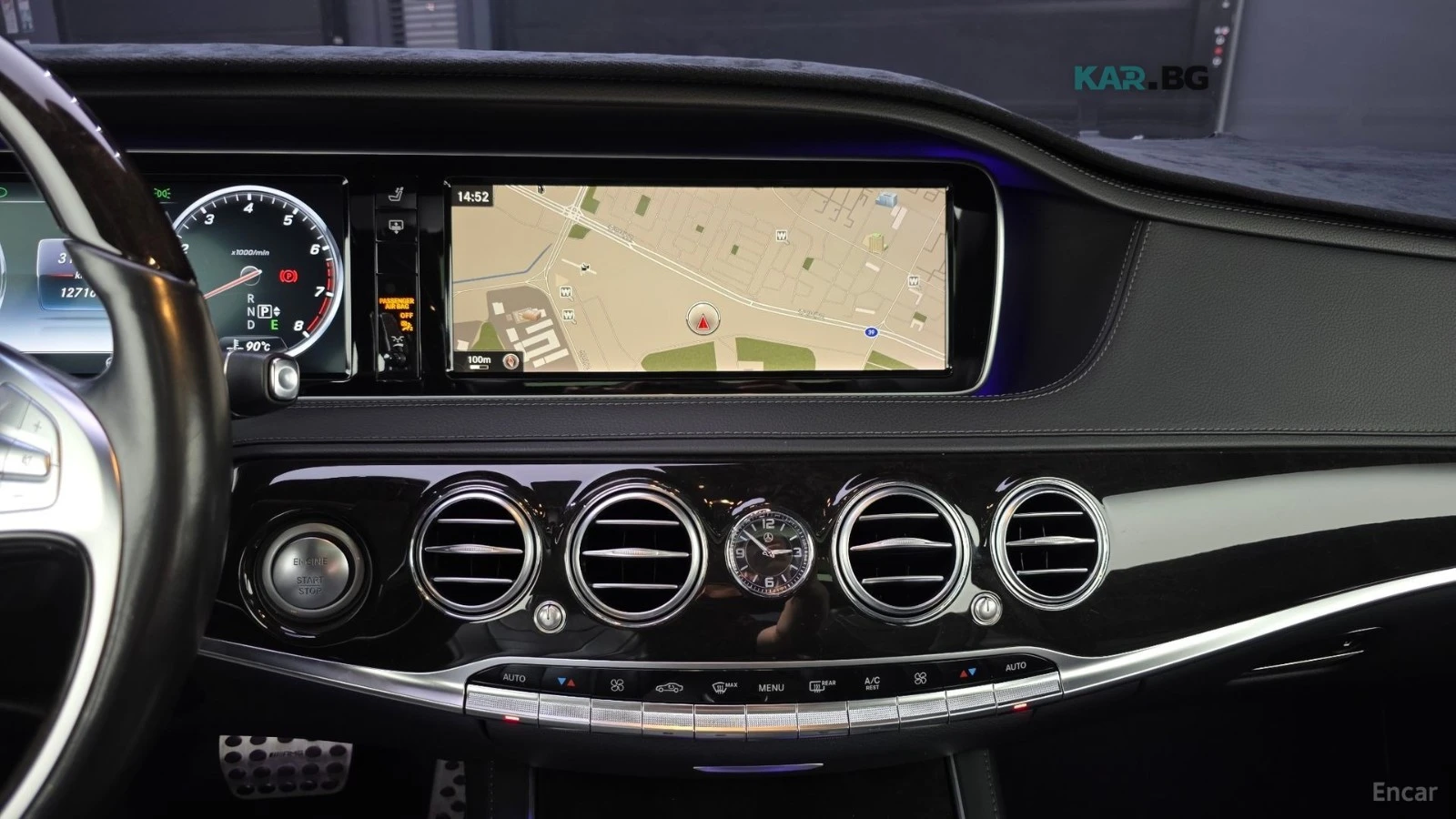 Mercedes-Benz S 500 LONG* S63 AMG PACK* МОНИТОРИ* ОБДУХВ* ПАНО* 360* , снимка 16 - Автомобили и джипове - 54891194