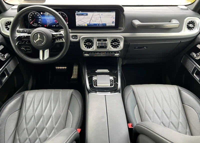 Mercedes-Benz G 450 d/AMG/4M/FACELIFT/SUPERIOR/BURM/KEYLESS/360/TV/, снимка 12 - Автомобили и джипове - 52144871