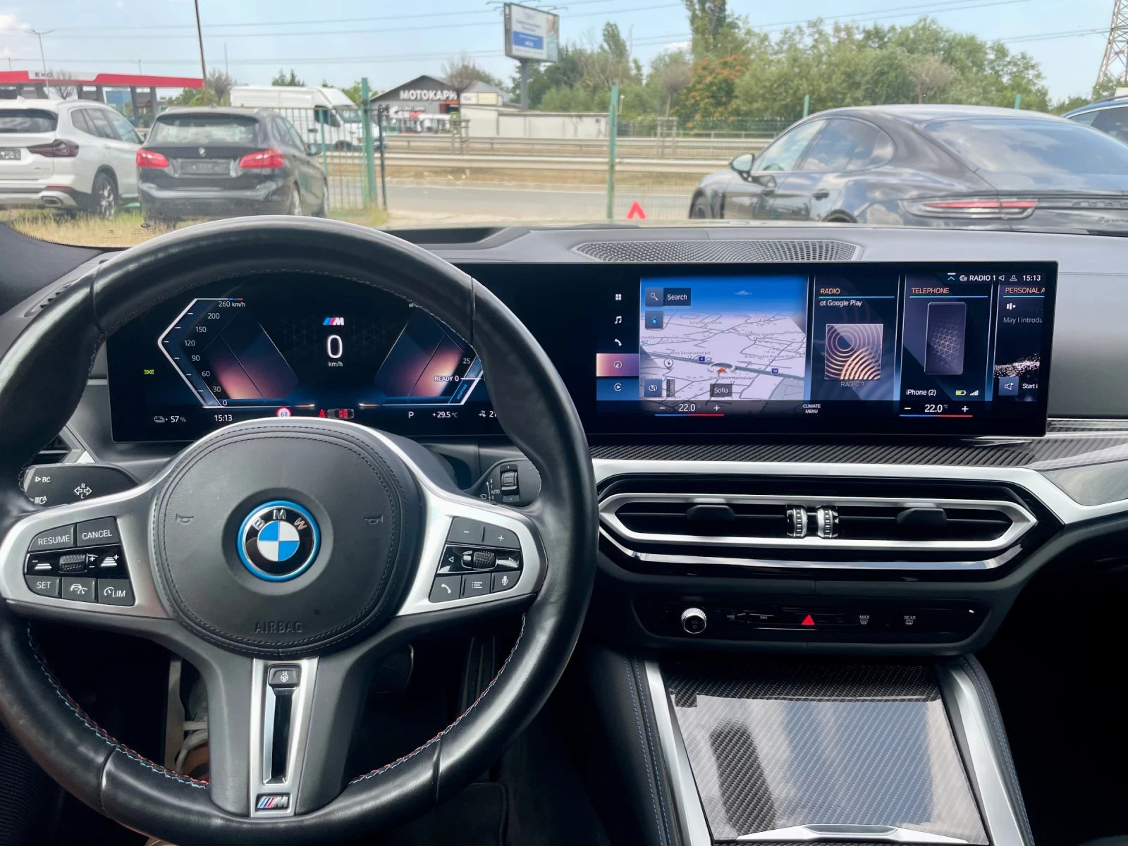 BMW i4 M50 xDrive Msport Individual Carbon Гаранция, снимка 15 - Автомобили и джипове - 55657290