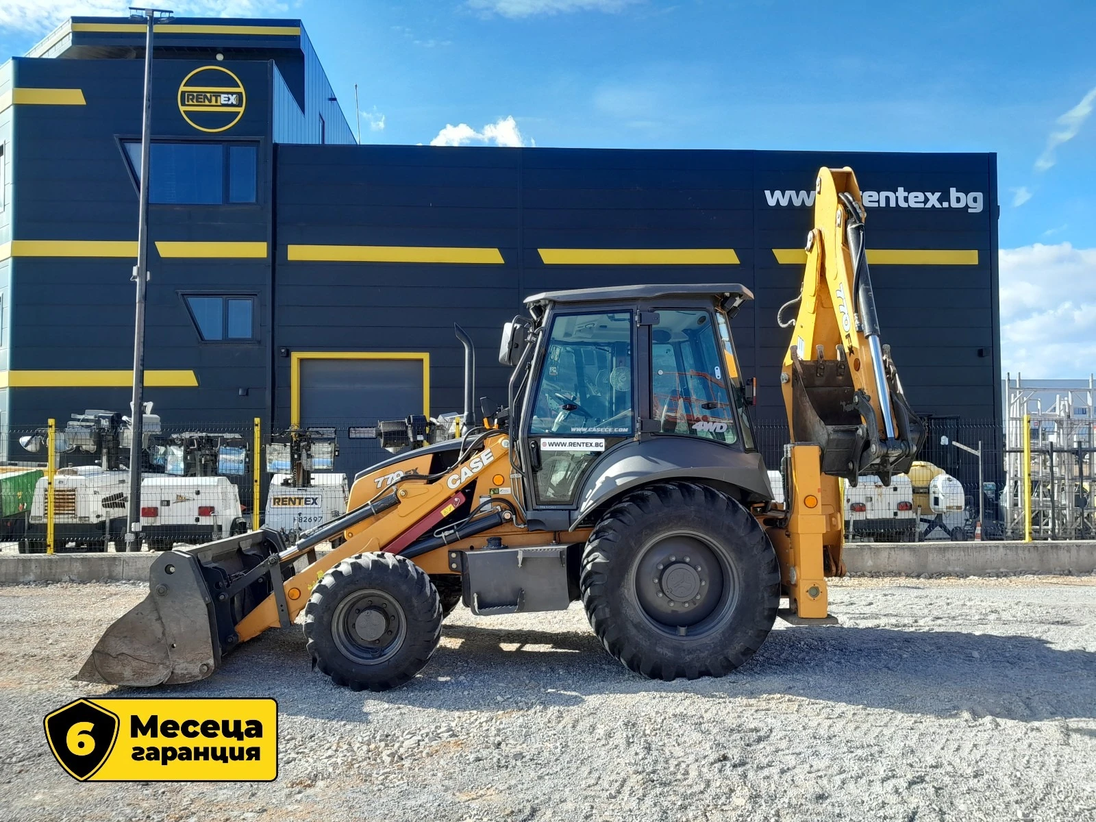 Багер Case 770 FX-4WD Комбиниран 7600кг, снимка 1