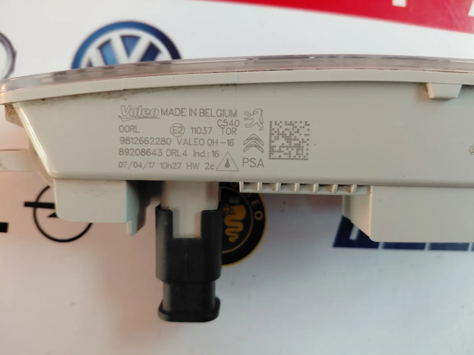 9812662280 Дневни LED светлини Peugeot Citroen  Valeo 89208643, снимка 2 - Части - 54542629