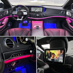 Mercedes-Benz S 350 BRABUS/ PANO/ 4MATIC/ 3xTV/ CARBON/ 360 CAM/ BURM, снимка 10