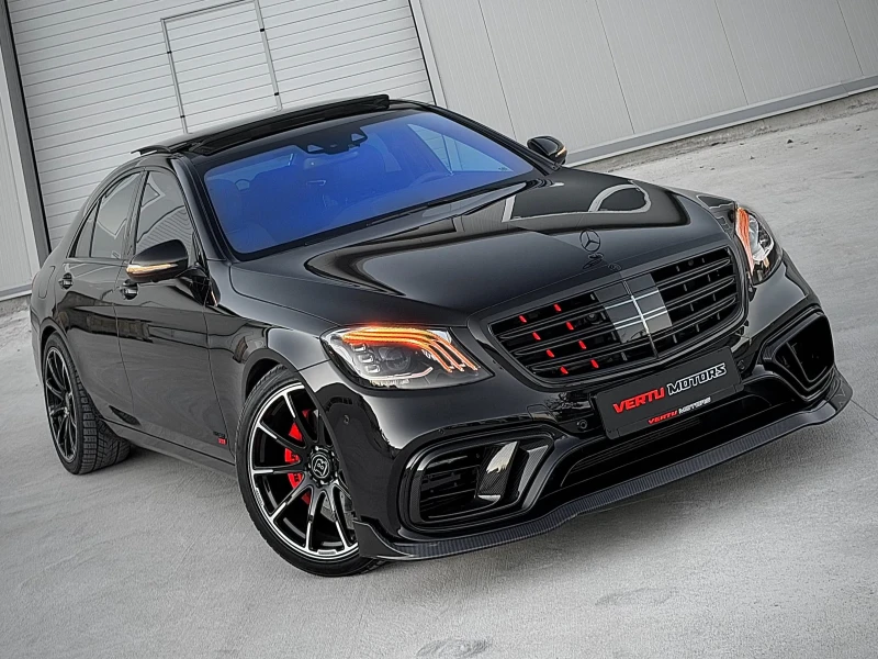Mercedes-Benz S 350 BRABUS/ PANO/ 4MATIC/ 3xTV/ CARBON/ 360 CAM/ BURM, снимка 4 - Автомобили и джипове - 52967192