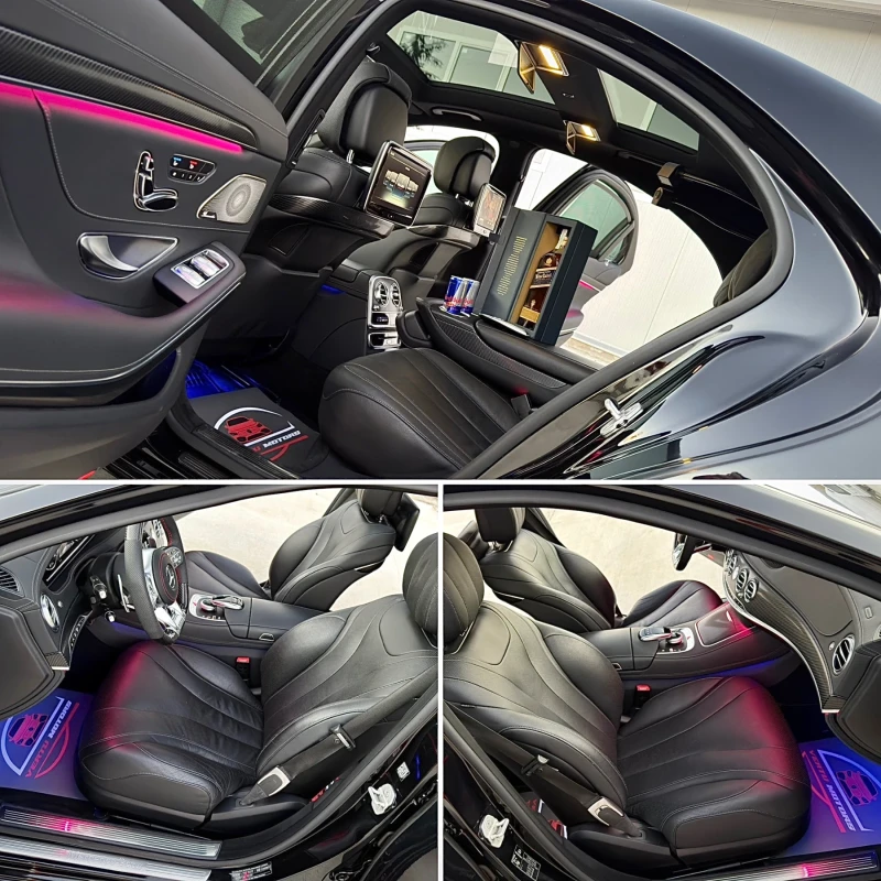 Mercedes-Benz S 350 BRABUS/ PANO/ 4MATIC/ 3xTV/ CARBON/ 360 CAM/ BURM, снимка 8 - Автомобили и джипове - 52967192