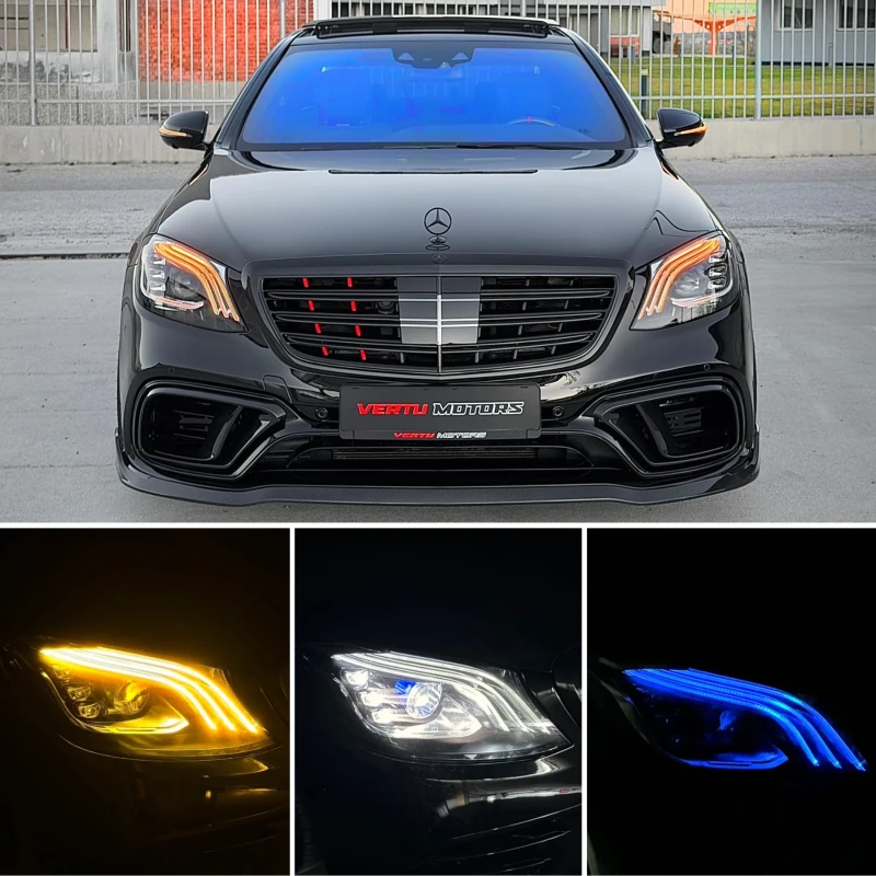 Mercedes-Benz S 350 BRABUS/ PANO/ 4MATIC/ 3xTV/ CARBON/ 360 CAM/ BURM, снимка 13 - Автомобили и джипове - 52967192