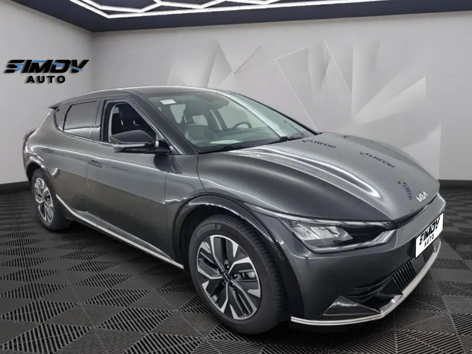 Kia EV6 77.4KWH 325КС. 4Х4 SOH-100% ДИСТРОНИК ОБДУХВАНЕ , снимка 3 - Автомобили и джипове - 54083560