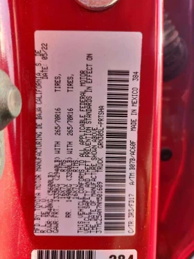 Toyota Tacoma TRD 4x4 /CARFAX/Кожа/Фиксирана цена до БГ/, снимка 12